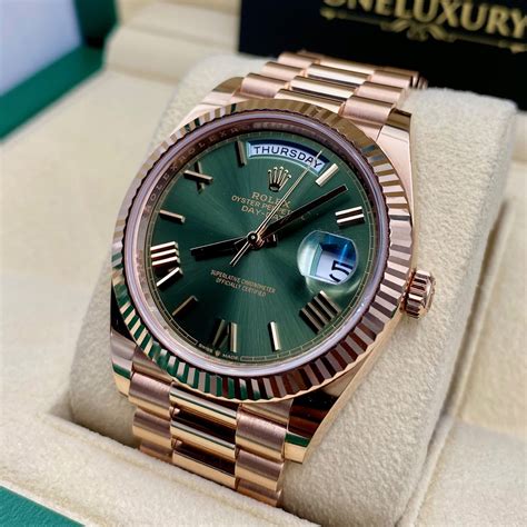 rolex 40mm rose gold diamond banquet|Rolex day date 40 everose gold.